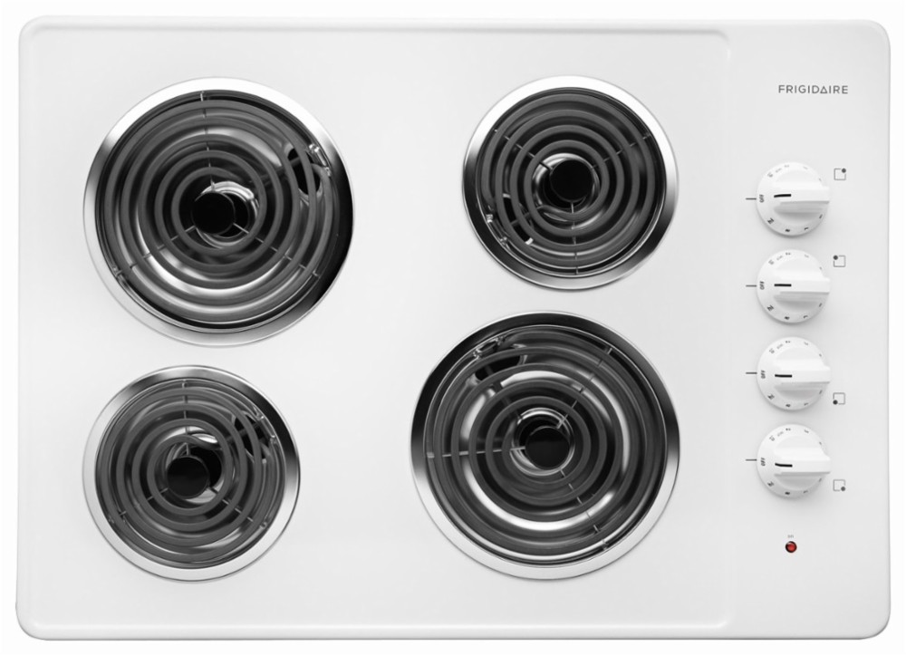 Frigidaire FFEC3005LW 30" BuiltIn Electric Cooktop with 4 burners White